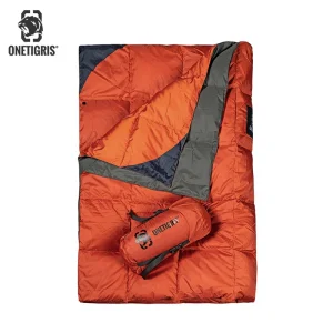 OneTigris Camping Blanket Foldable Travel Quilt 41°F-77°F(5°C-25°C)