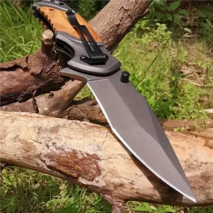 1PC Stainless Steel Folding Knife